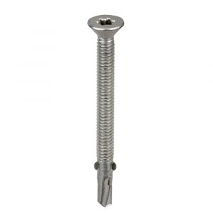 #12, #14 STAR FLAT HEAD SCREW WITH WINGS